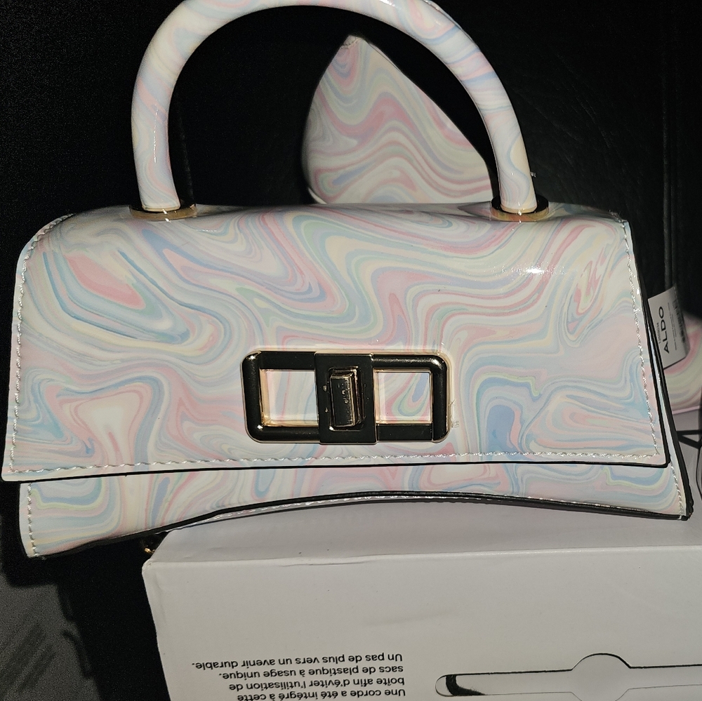 Aldo Pastel Swirl Mini Bag